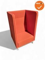 Lande - akoestische fauteuil - Refurbished - Oranje, Vergader- of Presentatieruimte, Ophalen of Verzenden, Gebruikt, Stoel