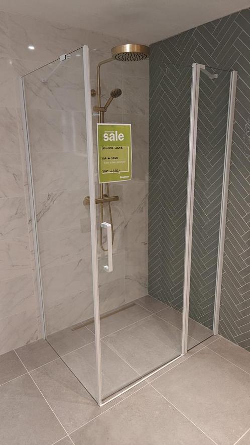 Showmodel douchecabine 120x90cm mat wit - 0028, Doe-het-zelf en Verbouw, Sanitair, Douche, Nieuw, Glas, Ophalen