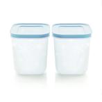 Tupperware 2 Diepvriesbakjes 1,1 l, Ophalen of Verzenden, Nieuw, Blauw