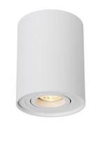 Lucide TUBE - Plafondspot Ø 9,6 cm GU10 Wit Kantelbaar, Verzenden, Nieuw, Trendy verlichting
