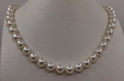 Halsketting ALGT-gecertificeerde Akoya-parels - 9,0x9,5 mm, Sieraden, Tassen en Uiterlijk, Kettingen