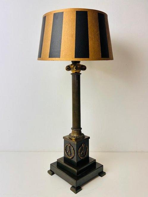 Tafellamp - Lange Empire stijl lamp - Brons, Antiek en Kunst, Curiosa en Brocante