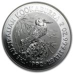 Kookaburra 2 oz 1992, Verzenden, Losse munt, Zilver