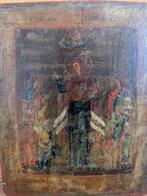 Icoon - Russisch icoon van de Moeder Gods Vreugde van de, Antiek en Kunst
