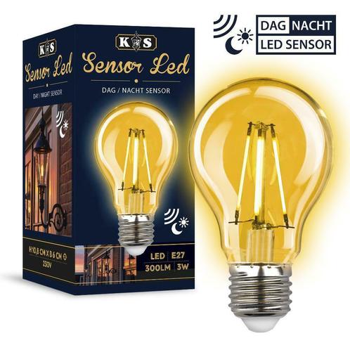 Dag / Nacht Sensor Led Buitenverliching Lichtbron met sensor, Tuin en Terras, Buitenverlichting, Led, Minder dan 50 watt, Nieuw