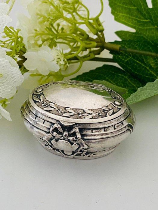 Lodereindoosje - .800 zilver - Art Nouveau - Duitsland, Antiek en Kunst, Antiek | Goud en Zilver