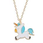 Fako Bijoux® - Kinderketting - Eenhoorn / Unicorn - 18x18mm, Sieraden, Tassen en Uiterlijk, Kettingen, Verzenden, Nieuw