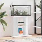 vidaXL Aquariumstandaard 60x30x60 cm bewerkt hout wit, Verzenden, Nieuw
