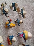 Vintage Smurfendorp 25 stuks o.a. 13 Peyo en 12 Schleich