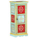 vidaXL Hoge kast handgeschilderd 40x30x90 cm massief, Huis en Inrichting, Kasten | Overige, Verzenden, Nieuw