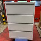(MDK-107279) 4&ndash;ladekast kleur wit 96x46x135 cm ACTIE, Huis en Inrichting, Kasten | Ladekasten, Ophalen of Verzenden, Gebruikt