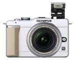 Olympus Pen E-PL1 Systeemcamera + 1442mm Lens- Zilver, Verzenden, Zo goed als nieuw
