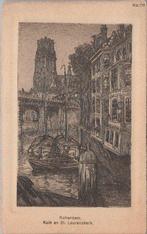 ROTTERDAM - Kolk en St. Laurenskerk, Verzamelen, Ansichtkaarten | Nederland, Gelopen, Verzenden