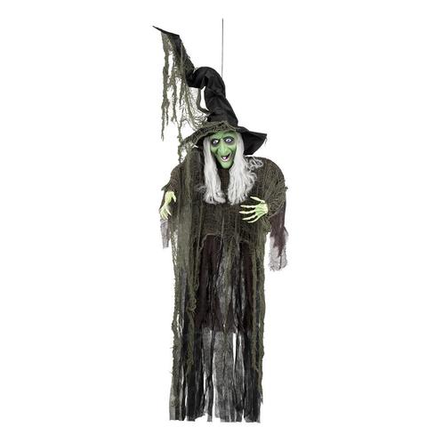 Halloween Pop Heks Groen 1,9m, Hobby en Vrije tijd, Feestartikelen, Nieuw, Verzenden