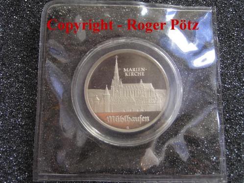 5 Mark Ddr 5 M 1989 Marienkirche Muehlhausen Pp originalv..., Postzegels en Munten, Munten | Europa | Niet-Euromunten, Verzenden