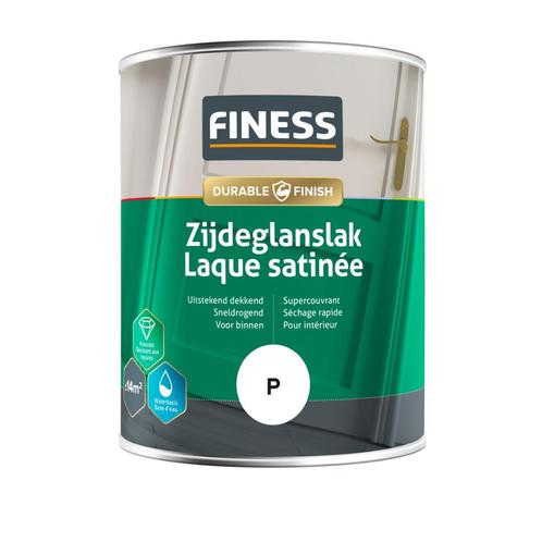 Finess Finess zijdeglanslak waterbasis 2,5 liter, wit, Doe-het-zelf en Verbouw, Verf, Beits en Lak, Nieuw, Verzenden