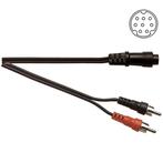 Mini DIN 8pins - Tulp stereo 2RCA kabel - 3 meter, Audio, Tv en Foto, Audiokabels en Televisiekabels, Nieuw, Ophalen of Verzenden