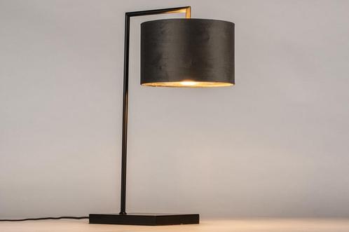Rietveld Tafellampen - Zwart, Grijs, Zilver - Stof, Metaal, Huis en Inrichting, Lampen | Tafellampen, Verzenden