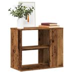 vidaXL Bijzetkast 60x30x50 cm bewerkt hout oud houtkleurig, Huis en Inrichting, Verzenden, Nieuw, Overige houtsoorten
