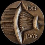 Nederland. Cast bronze medal commemorating 50 years of NV