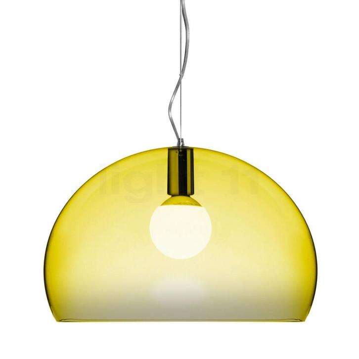 Kartell FL/Y Hanglamp, geel (Hanglampen, Binnenlampen), Huis en Inrichting, Lampen | Hanglampen, Nieuw, Verzenden
