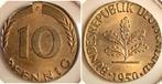 Duitsland 10 Pfennig 1950f auf 5 Pfennig Rohling gepraegt..., Verzenden