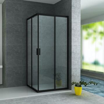BWS Douchecabine | Hayes | Vierkant 90x90x195cm | Mat Zwart beschikbaar voor biedingen
