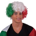 Pruik Italie/Hongarije groen wit rood voor volwassenen - A.., Ophalen of Verzenden, Nieuw