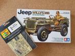 Tamiya 35219 Jeep Willys MB 1:35 + Aber PE set, Hobby en Vrije tijd, Modelbouw | Auto's en Voertuigen, Verzenden, Nieuw, Tamiya