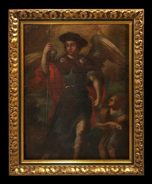 Catalonian School (c. 1770, signed Francisco Prat) - Saint, Antiek en Kunst, Kunst | Schilderijen | Klassiek