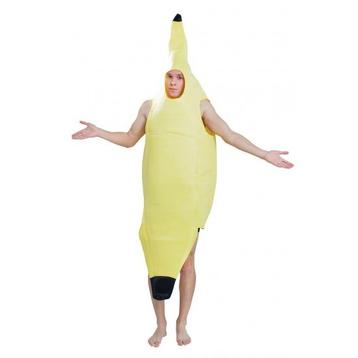 Carnavalskleding bananenpak - Fruit en groente kleding