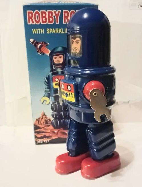 Supt Toys China - Blikken speelgoedfiguur - Robby Robot With, Antiek en Kunst, Antiek | Speelgoed