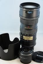 Nikon AF-S Nikkor 70-200mm/2.8G IF-ED VR + TC-17EII TOPSTAAT, Audio, Tv en Foto, Fotografie | Lenzen en Objectieven, Telelens