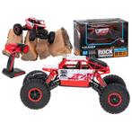 RC Voertuig Rock Crawler - RC Auto - 2.4 Ghz - 1:18 - Rood -, Ophalen of Verzenden, Nieuw