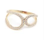 Ring - 14 karaat Geel goud - 0.60ct. tw. Diamant, Sieraden, Tassen en Uiterlijk, Ringen, Nieuw