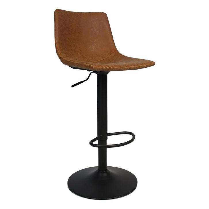 Barkruk Olivia - Cognac, Huis en Inrichting, Stoelen, Ophalen of Verzenden