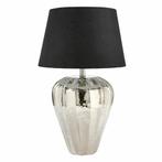 2dekans | Tafellamp Zephyrton – Zilverkleurig/Zwart – Hoogte, Huis en Inrichting, Lampen | Tafellampen, Ophalen of Verzenden, Zo goed als nieuw