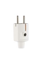 ABL Compact Schuko IP20 Dubbele Aarde Stekker Wit -, Verzenden, Nieuw, Overige typen