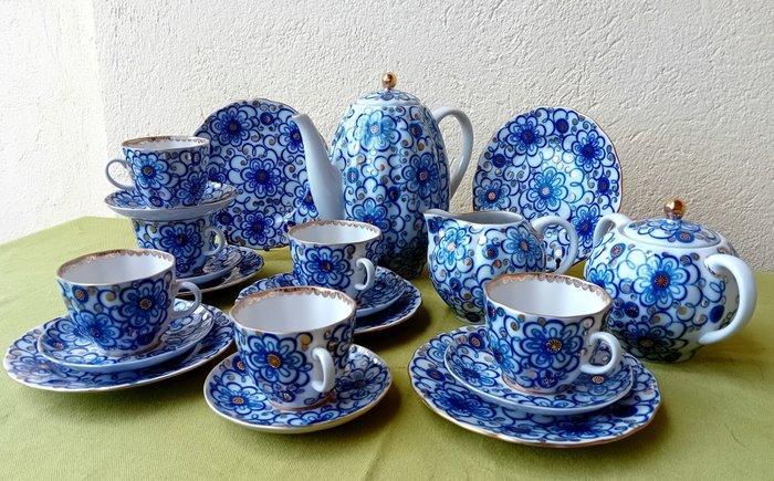 lomonosov Imperial Factory - Slavina - Theepot (21) - Tulip,, Antiek en Kunst, Antiek | Meubels | Tafels