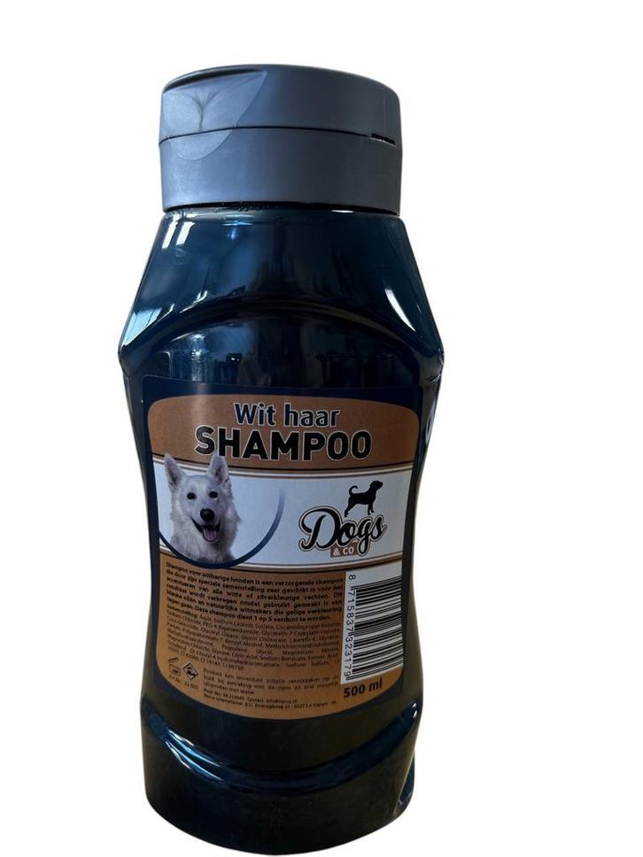 Hondenshampoo Wit Haar shampoo 500 ml (Vachtverzorging), Dieren en Toebehoren, Honden-accessoires, Nieuw, Ophalen of Verzenden