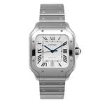 Cartier Santos 100 XL WSSA0018, Gebruikt, Polshorloge, Verzenden