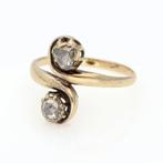 Ring - 14 karaat Geel goud - Diamant, Sieraden, Tassen en Uiterlijk, Ringen, Nieuw