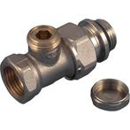 Voetventiel recht 16mm x 1/2 (Voetventielen), Doe-het-zelf en Verbouw, Verwarming en Radiatoren, Ophalen of Verzenden, Nieuw, Radiator