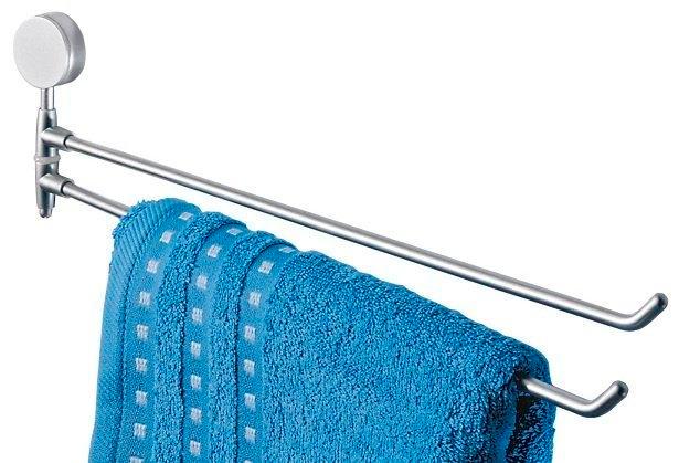 Tiger - Handdoekrek 2-armig Tiger Alaska RVS Stainles steel, Huis en Inrichting, Badkamer | Badtextiel en Accessoires, Nieuw, Ophalen of Verzenden
