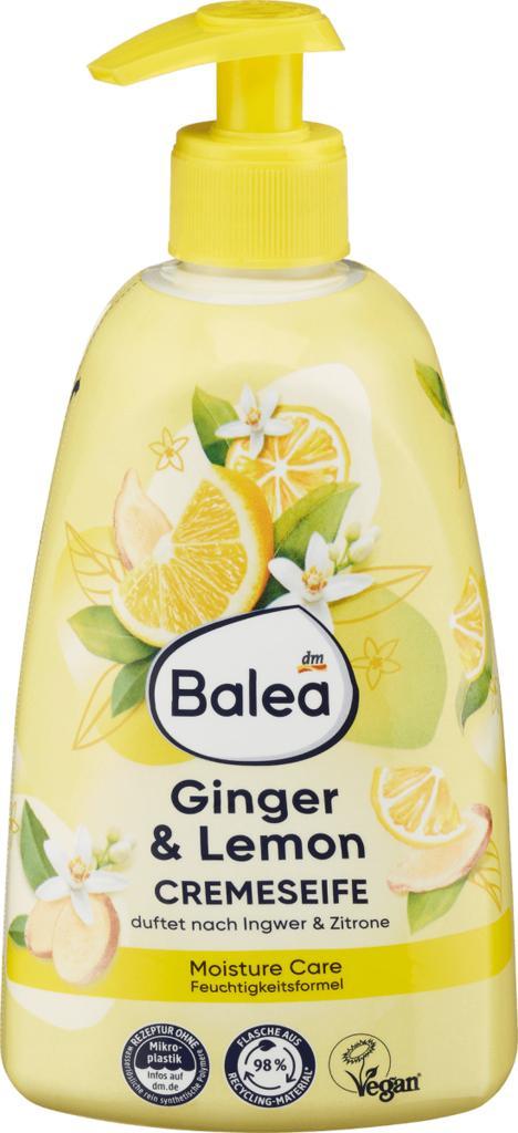 Balea Crème Zeep Gember & Citroen in pompje, 500ml, Sieraden, Tassen en Uiterlijk, Uiterlijk | Lichaamsverzorging, Verzenden