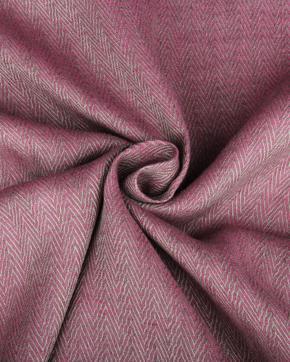 Linnen Visgraat Roze/Naturel, Hobby en Vrije tijd, Stoffen en Lappen, Roze, Nieuw