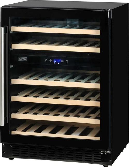 Stoves Elzas onderbouw wijnkoelkast - zwart, Witgoed en Apparatuur, Koelkasten en IJskasten, Met aparte vriezer, Nieuw, Energieklasse A of zuiniger