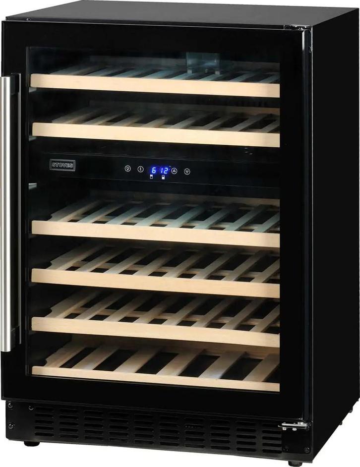 Stoves Elzas onderbouw wijnkoelkast - zwart, Witgoed en Apparatuur, Koelkasten en IJskasten, Met aparte vriezer, Nieuw, Energieklasse A of zuiniger