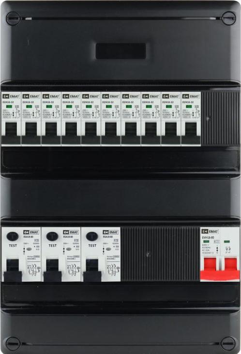 EMAT Eaton groepenkast 10 groepen 1 fase 220x330 (BxH), Doe-het-zelf en Verbouw, Elektra en Kabels, Verzenden