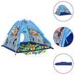 vidaXL Kinderspeeltent met 250 ballen 120x120x90 cm blauw, Verzenden, Nieuw
